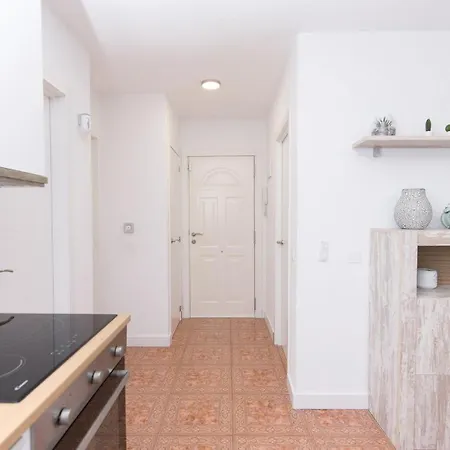 Lägenhet Sea View 2 Bedrooms In With Aircon Costa Adeje (Tenerife)